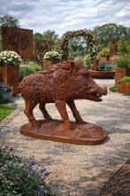 Beeld, XL Vintage Wild Boar 150kg - 83.5 cm - Gietijzer, Antiek en Kunst