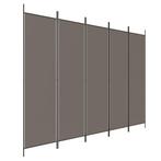 Kamerscherm Antraciet 250cm | Retour Deal | 40% Korting!, Huis en Inrichting, Verzenden, Nieuw