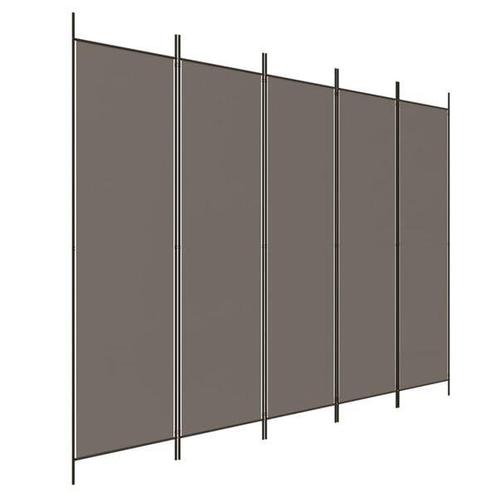 Kamerscherm Antraciet 250cm | Retour Deal | 40% Korting!, Huis en Inrichting, Woonaccessoires | Kamerschermen, Nieuw, Verzenden