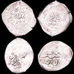 Marokko. Sidi Mohammed III. Lot comprising 2x silver