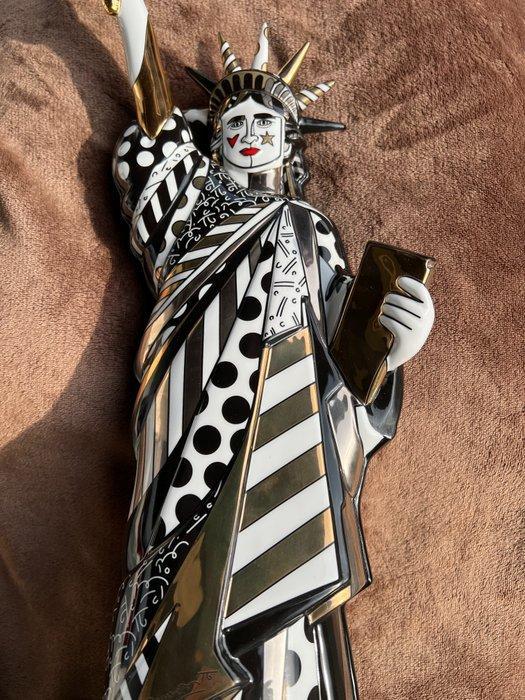 Romero Britto (1963) - Golden Liberty, Antiek en Kunst, Kunst | Designobjecten