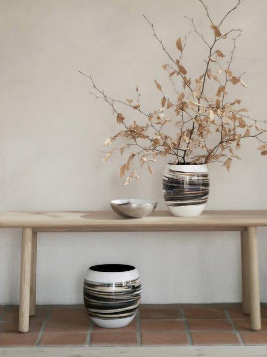 Stelton - Bernadotte & Kylberg - Vaas - Stockholm Lignum -, Antiek en Kunst, Antiek | Meubels | Stoelen en Sofa's