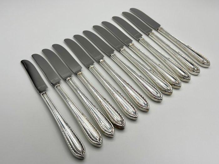 Stratford - Tafelmessenset (12) - Verzilverd, Antiek en Kunst, Antiek | Meubels | Tafels