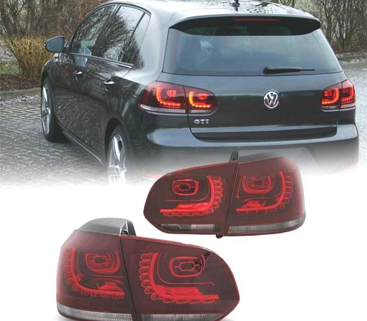 FEUX ARRIÈRE VOLKSWAGEN VW GOLF 6 08-12 LED ROUGE CLAIR, Auto-onderdelen, Verlichting, Verzenden
