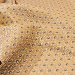 Raro Tessuto Lampasso Damascato Italiano – Ovaal Motief -