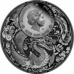 Niue. 5 Dollars 2021 LIU BEI Chinese Heroes 2 Oz (.999) mit