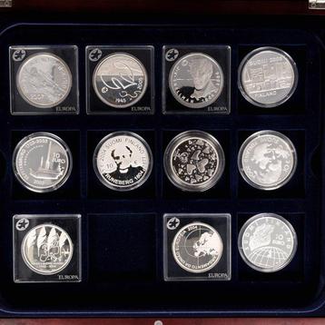 Europe. 5 Euro / 8 Euro / 10 Euro 2002/2006 Zilveren Euro