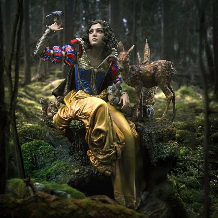 Disney Deluxe Art Scale Statue 1/10 Snow White 28 cm, Verzamelen, Disney, Ophalen of Verzenden