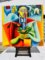 Kleopatra Artesia - (100% Hand painted) Le Mathématicien, Antiquités & Art