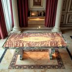 Tafel - Marmo Rosso & Marmo Verde - Salontafel 130 cm • 55, Antiek en Kunst