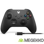 Microsoft Xbox Wireless Controller zwart + USB-C kabel, Verzenden, Nieuw