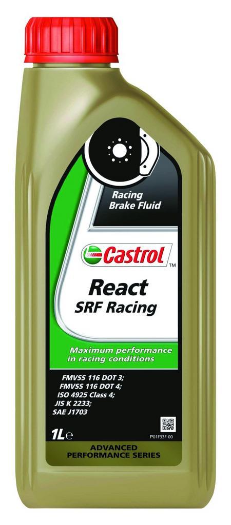 Castrol React SRF Racing remvloeistof DOT4 1 Liter, Auto diversen, Onderhoudsmiddelen, Ophalen of Verzenden
