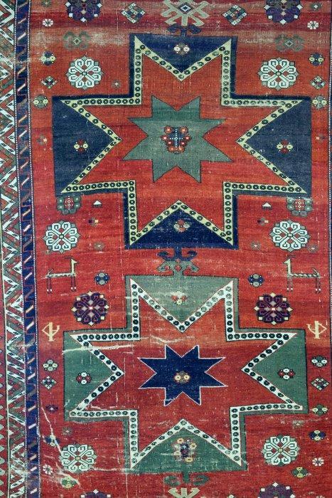 Étoile Kazak antique - Tapis - 200 cm - 123 cm, Huis en Inrichting, Stoffering | Tapijten en Vloerkleden
