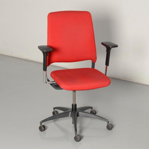 Drabert Salida bureaustoel, rood, 4D armleggers, Huis en Inrichting, Bureaustoelen, Gebruikt, Ophalen of Verzenden