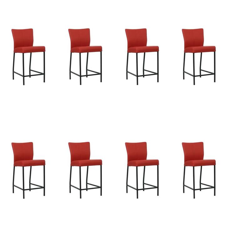 Set van 8 Leren barkrukken Revolt laag - Toledo Ducati, Huis en Inrichting, Barkrukken, Nieuw, 1 kruk, Leer, 90 cm of meer, Ophalen of Verzenden