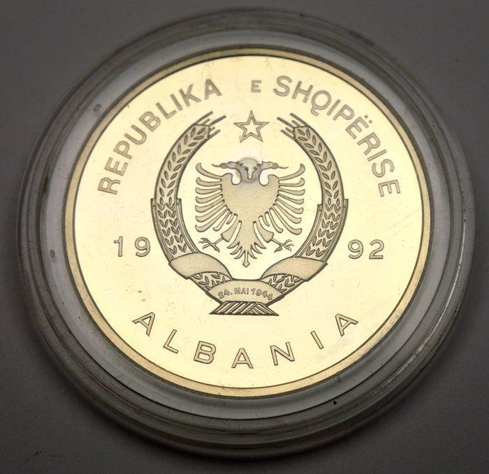 Albanië. 10 Leke 1992 Summer Olympic Games - Boxing (.925, Timbres & Monnaies, Monnaies | Europe | Monnaies non-euro