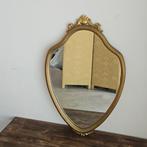 Spiegel - Hout - schild met kroon