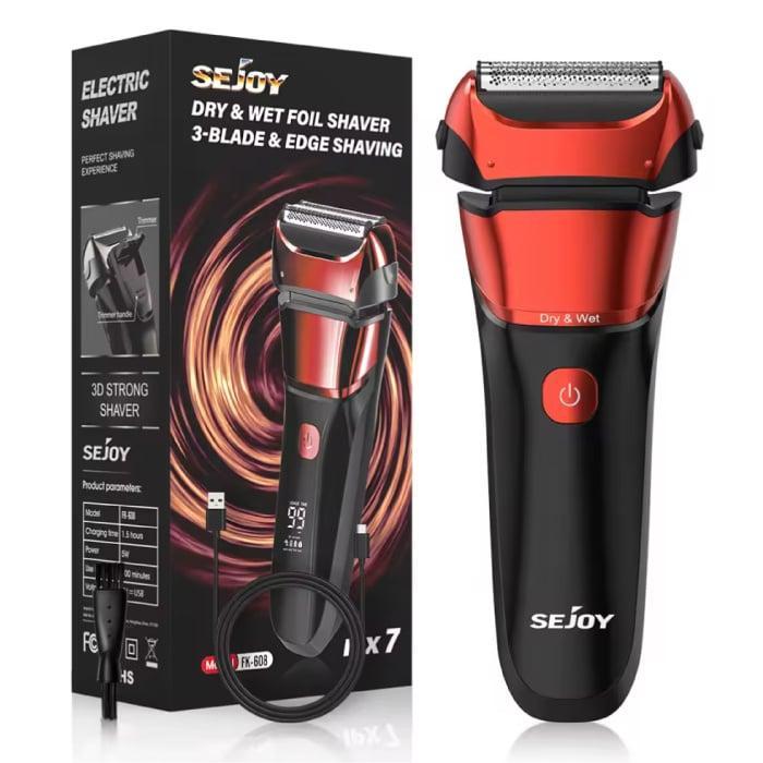 Scheerapparaat met LED Display - Elektrsiche Tondeuse Baard, Telecommunicatie, Mobiele telefoons | Toebehoren en Onderdelen, Nieuw