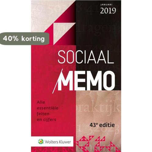 Sociaal Memo januari 2019 9789013152814, Boeken, Wetenschap, Gelezen, Verzenden