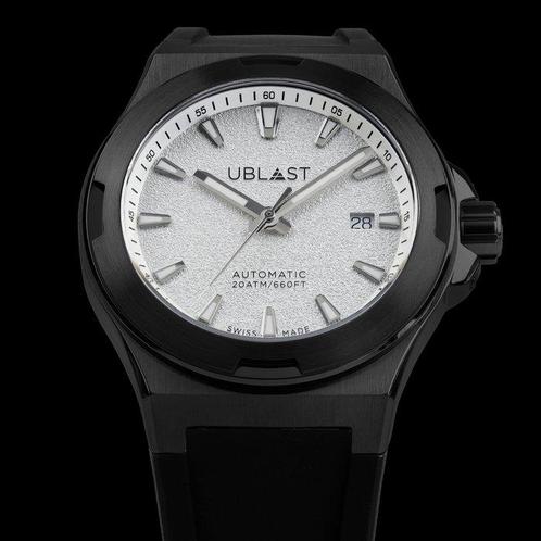 Ublast - Beyond - Automatic Swiss Made - REF.UBBEYB42WH -, Handtassen en Accessoires, Horloges | Heren