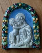 Beeldje - Madonna met Kind - Keramiek, Glazuur, Antiek en Kunst