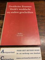 Vredes weeklacht 9789026309397 Desiderius Erasmus, Boeken, Verzenden, Gelezen, Desiderius Erasmus