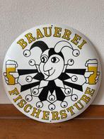 UELI BIER - BRAUEREI FISCHERSTUBE - Enseigne en émail -