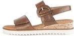 Gabor 752 Sandalen - Met Sleehak - Dames - Camel - Maat 38,5, Verzenden