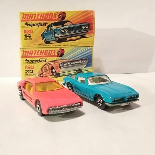 Matchbox 1:64 - Model sportwagen  (2) - Iso Grifo (14), Hobby en Vrije tijd, Modelauto's | 1:5 tot 1:12