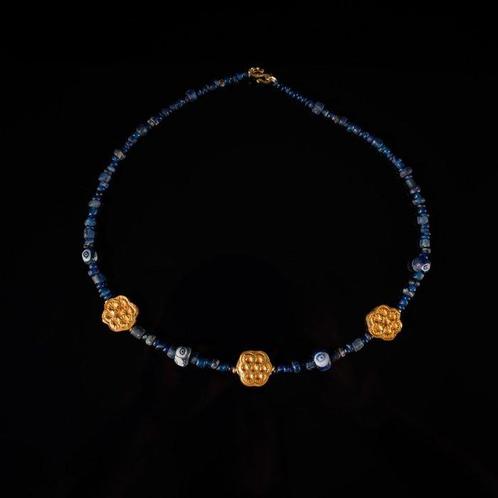 Oud-Romeins, Keizerrijk Halsketting met Bactrische gouden, Handtassen en Accessoires, Antieke sieraden