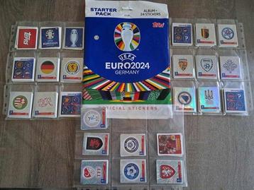 Topps - Euro 2024 - Starterpack + Complete loose Sticker Set