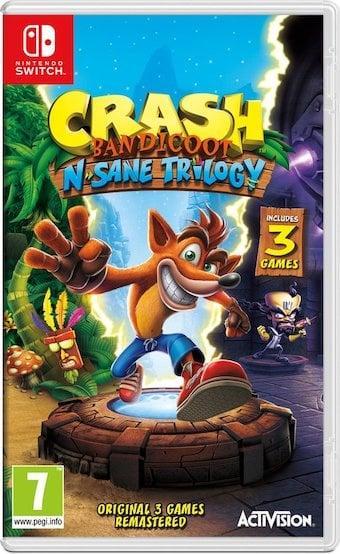 Crash Bandicoot N Sane Trilogy (Switch Games), Games en Spelcomputers, Games | Nintendo Switch, Zo goed als nieuw, Ophalen of Verzenden