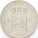 Nederland. Willem III (1849-1890). 1 Gulden 1861  (Zonder
