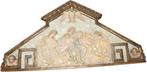 Antique Retable - Bois - 1800-1850 - Naissance du garçon