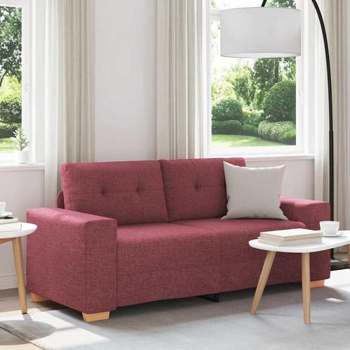 vidaXL Loveseat Bank Wijnrood 140 cm Stof, Huis en Inrichting, Zetels | Zetels, Nieuw, Verzenden