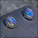 Natuurlijk Boulder-Opal oorbellen uit Australië – 925e