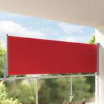 vidaXL Tuinscherm uittrekbaar 120x300 cm rood, Tuin en Terras, Verzenden, Nieuw