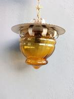 Lantaarn plafondlamp - Gietijzer - Oude glazen lantaarn.