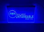 Bacardi neon bord lamp LED cafe verlichting reclame lichtbak, Huis en Inrichting, Verzenden, Nieuw