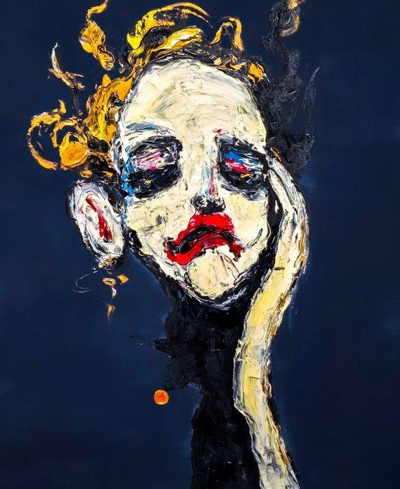 Arvydas Gaiciunas (Retne) - Moa N-121 (XL) Contemporary, Antiek en Kunst, Kunst | Schilderijen | Modern