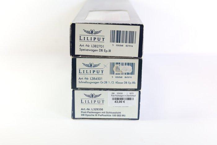 Liliput H0 - L382701/L384501/L329356 - Wagon de train, Hobby en Vrije tijd, Modeltreinen | H0