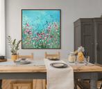 Irina Morisch - Amore mio II-square abstract floral artwork