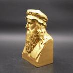 Buste, Vergulde Buste van Magiër, Uitvinder en Kunstenaar Da, Antiek en Kunst