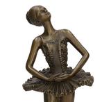 Beeldje - A bronze ballerina - Brons, Marmer, Antiek en Kunst