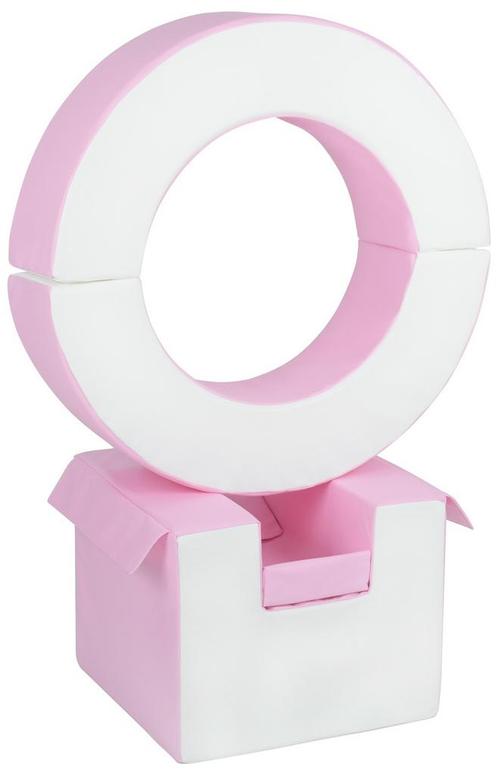 Foam blokken - hoepel - Ø 78 cm - 3 delig - roze, Kinderen en Baby's, Speelgoed | Educatief en Creatief, Nieuw, Ophalen of Verzenden