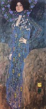 Gustav Klimt (after) - Portrait of Emilie Louise Flöge,, Nieuw