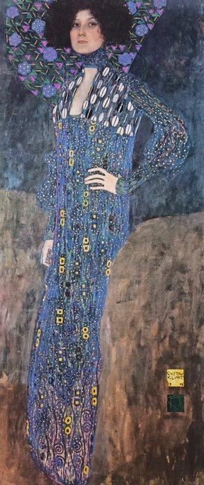 Gustav Klimt (after) - Portrait of Emilie Louise Flöge,, Huis en Inrichting, Overige Huis en Inrichting