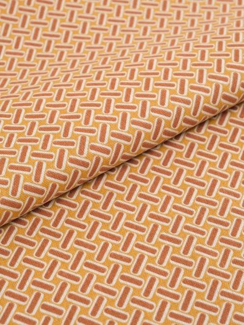 Eleganza Geometrica - Exclusieve stof 100% Katoen - Made in, Antiek en Kunst, Antiek | Tapijten, Tafelkleden en Textiel