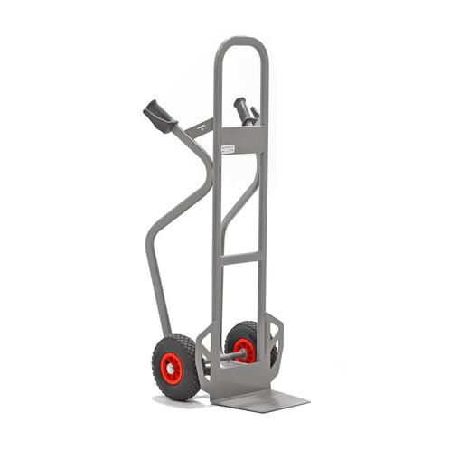 Gebruikte Stalen steekwagens luchtbanden 260x85 mm, Zakelijke goederen, Machines en Bouw | Heftrucks en Intern transport, Ophalen of Verzenden