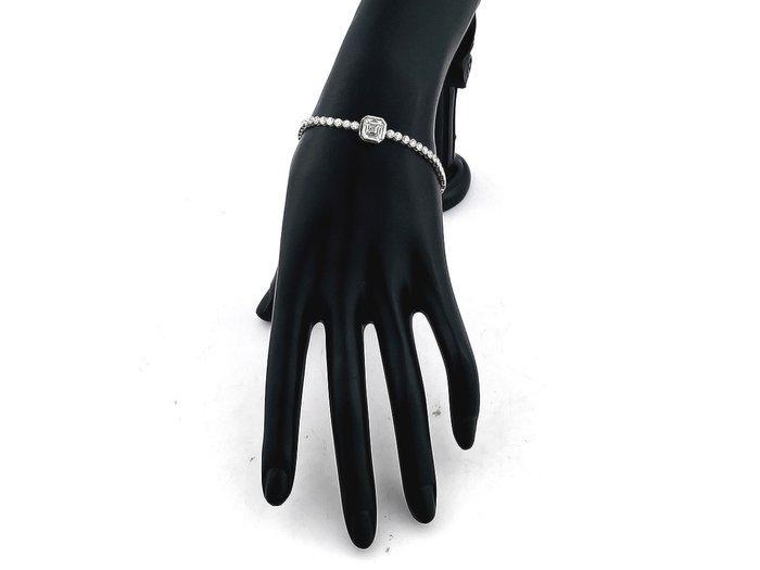 Armband - 14 karaat Witgoud - 3.03ct. tw. Diamant, Handtassen en Accessoires, Armbanden
